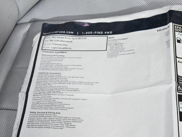 2023 Land Rover Range Rover Sport SE Dynamic - 23006492 - 64