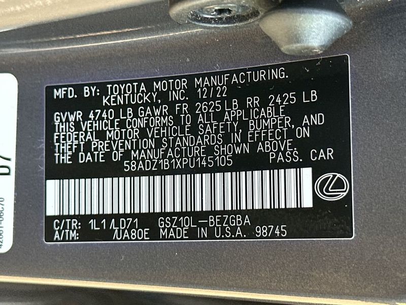 2023 Lexus ES ES 350 FWD - 22984244 - 21