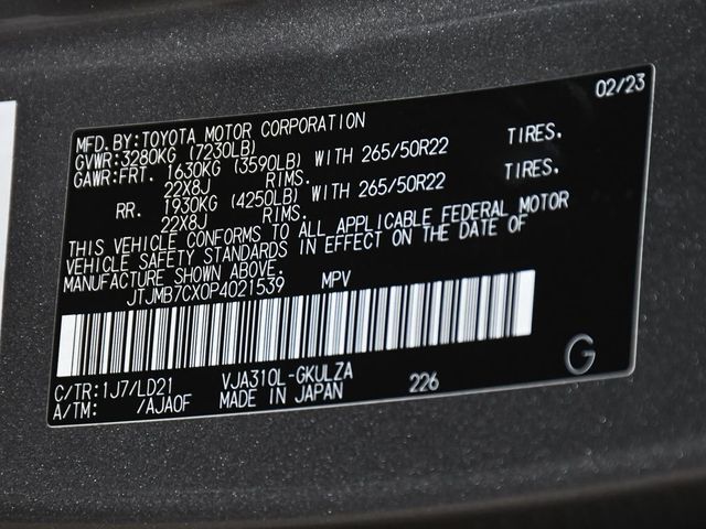 2023 Lexus LX 600 F SPORT - 23038947 - 20