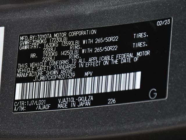 2023 Lexus LX 600 F SPORT - 23081857 - 20