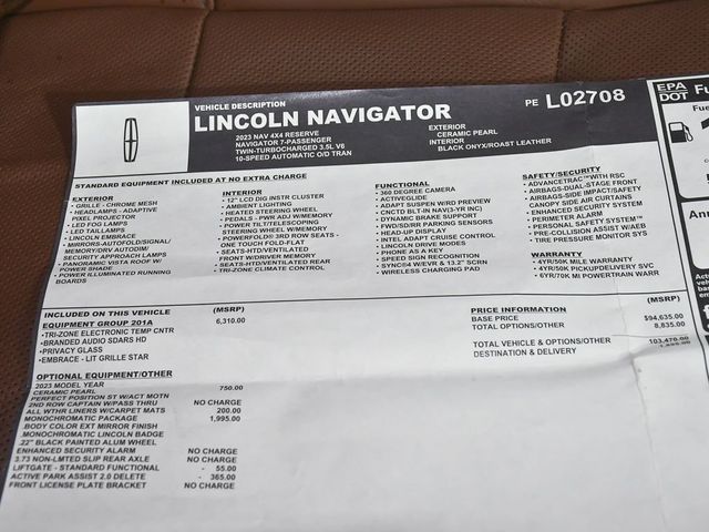 2023 Lincoln Navigator Reserve - 23007333 - 67