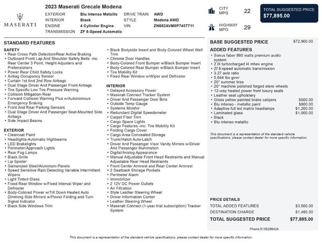 2023 Maserati Grecale Modena AWD - 23073550 - 2