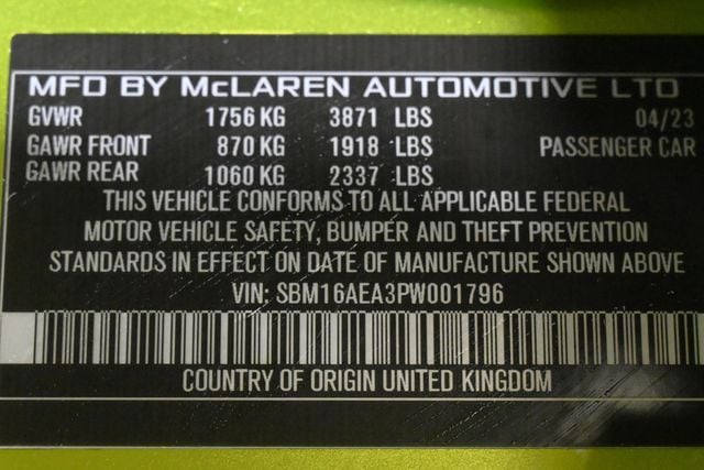 2023 McLaren Artura Performance Coupe - 22967572 - 24