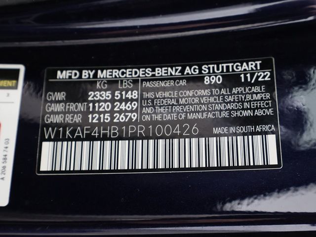2023 Mercedes-Benz C-Class C 300 4MATIC Sedan - 22994570 - 59
