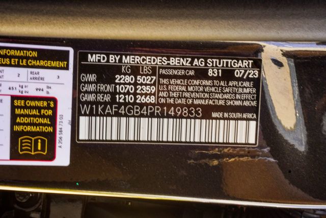 2023 Mercedes-Benz C-Class C 300 Sedan - 23017734 - 37