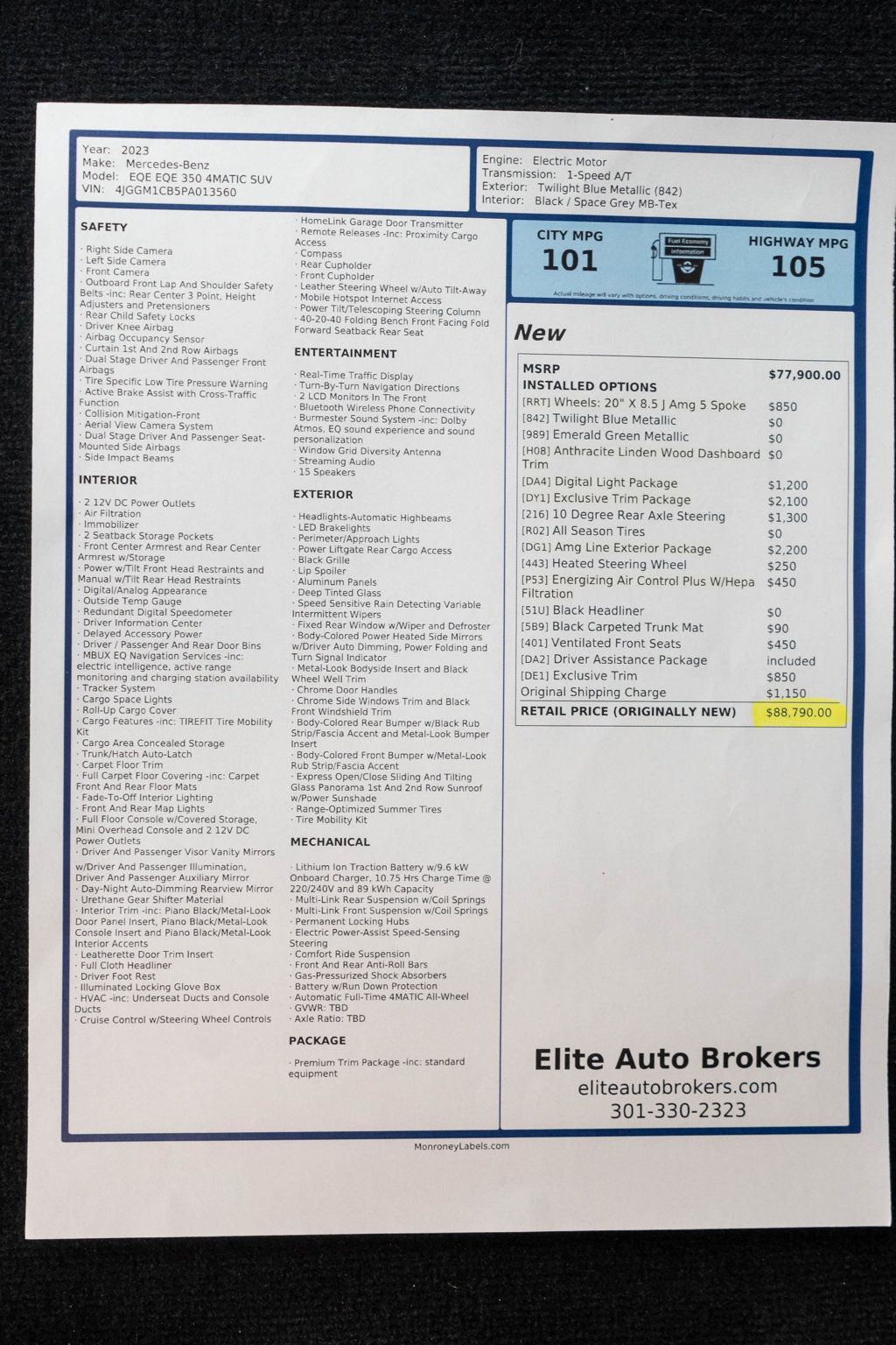 Mercedes-Benz EQE photo 54