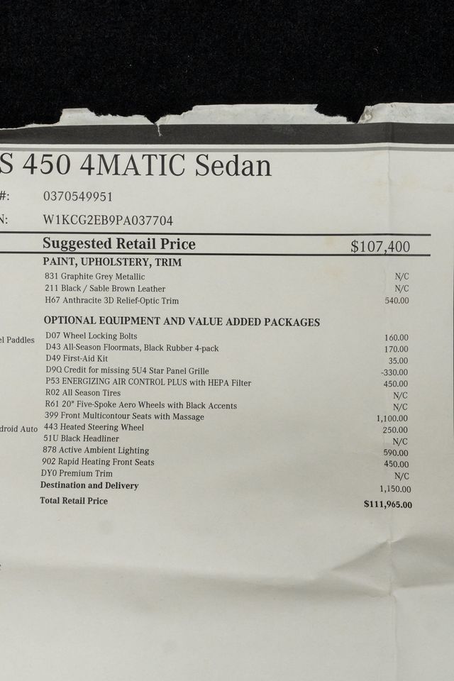 2023 Mercedes-Benz EQS EQS 450 4MATIC Sedan - 22998022 - 52