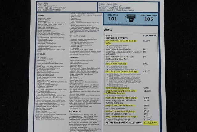 2023 Mercedes-Benz EQS EQS 450 4MATIC SUV - 22996288 - 14