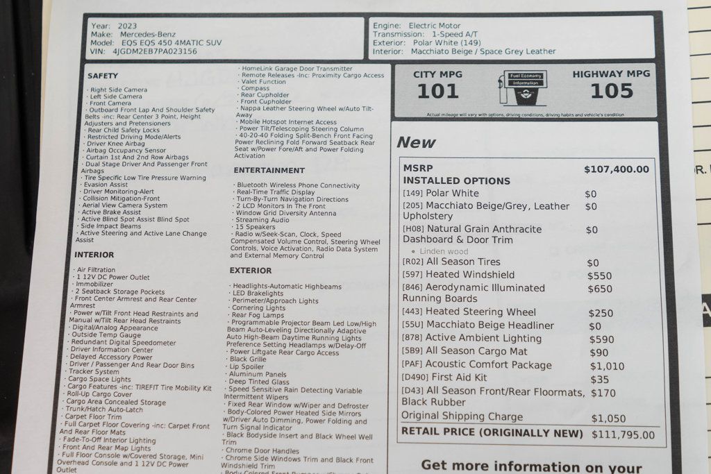 Mercedes-Benz EQS 450+ photo 52