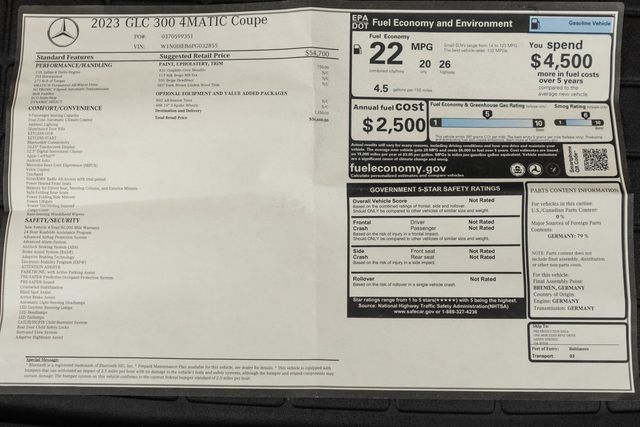 2023 Mercedes-Benz GLC GLC 300 4MATIC Coupe - 22973131 - 47