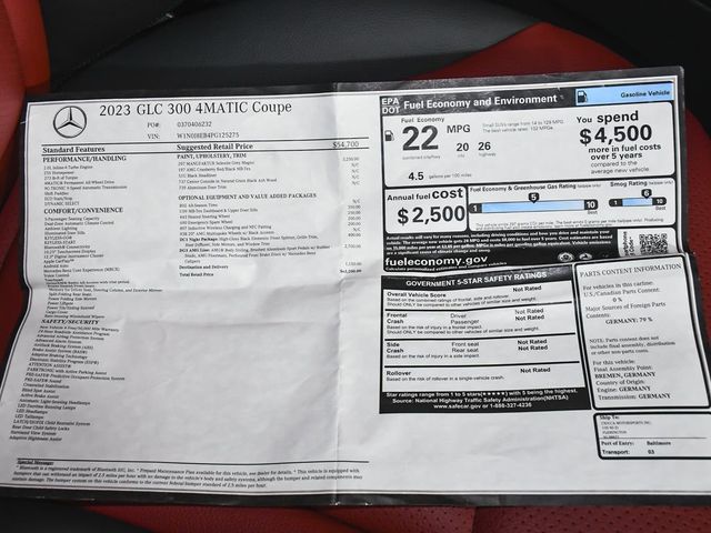 2023 Mercedes-Benz GLC GLC 300 Coupe - 22999789 - 60