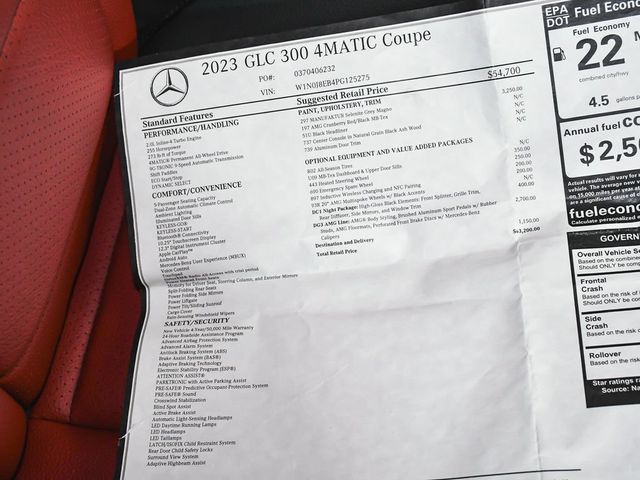 2023 Mercedes-Benz GLC GLC 300 Coupe - 22999789 - 61