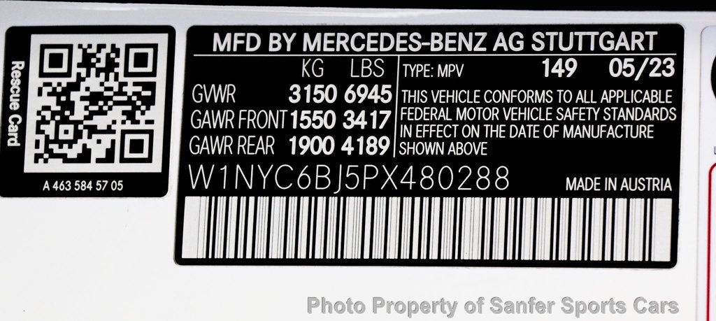 2023 Mercedes-Benz G-Class G 550 4MATIC SUV - 22678709 - 56