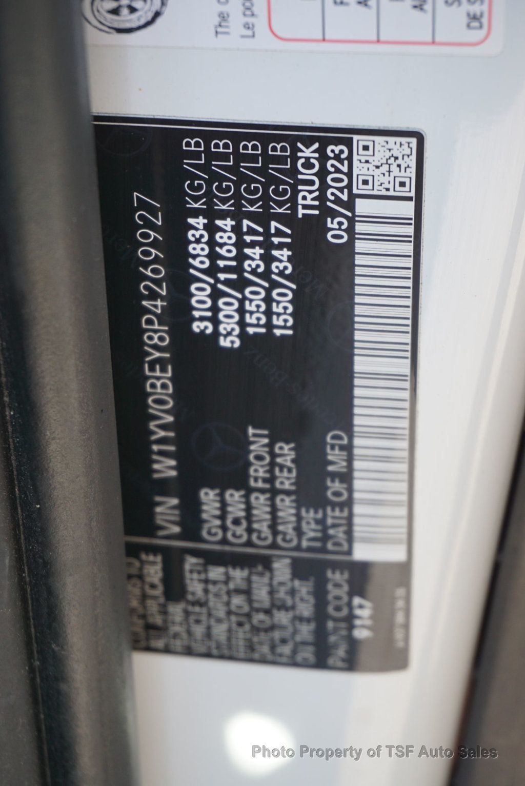 2023 Mercedes-Benz Metris Cargo Van Metris Cargo Van Standard Roof 126" Wheelbase - 23001292 - 40