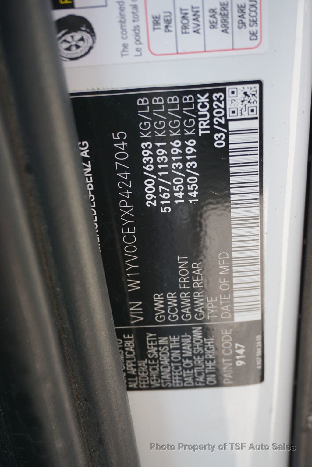 2023 Mercedes-Benz Metris Cargo Van Metris Cargo Van Standard Roof 135" WB LADDER RACKS SHELVES  - 23001287 - 38