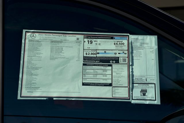 2023 Mercedes-Benz Metris Passenger Van Metris Passenger Van Standard Roof 126" Wheelbase - 22734535 - 19
