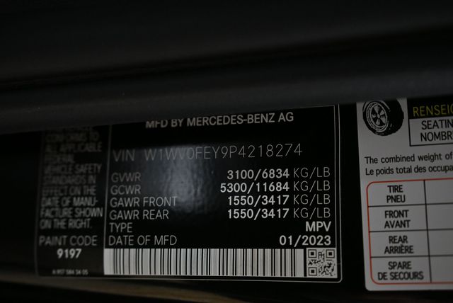 2023 Mercedes-Benz Metris Passenger Van Metris Passenger Van Standard Roof 126" Wheelbase - 22980386 - 39