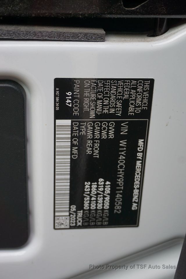 2023 Mercedes-Benz Sprinter Cargo Van 2500 High Roof I4 Gas 170" RWD - 22975934 - 38