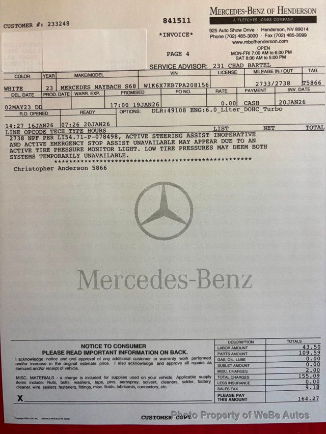 2023 Mercedes-Benz S-Class Maybach S 680 For Sale - 23028886 - 83