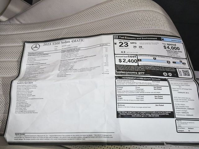 2023 Mercedes-Benz S-Class S 500 - 23005031 - 68