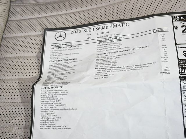 2023 Mercedes-Benz S-Class S 500 - 23005031 - 69