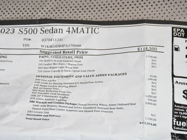 2023 Mercedes-Benz S-Class S 500 - 23005031 - 70