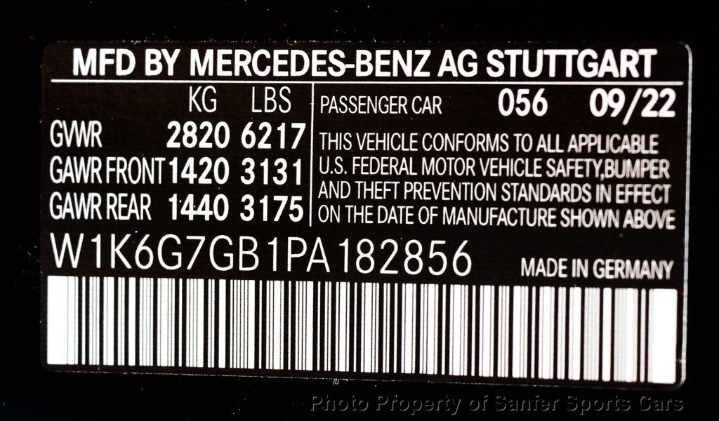 2023 Mercedes-Benz S-Class S 580 4MATIC Sedan - 23068937 - 56