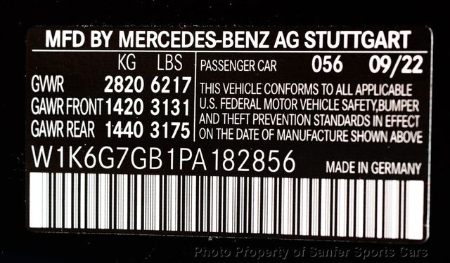 2023 Mercedes-Benz S-Class S 580 4MATIC Sedan - 23068937 - 56