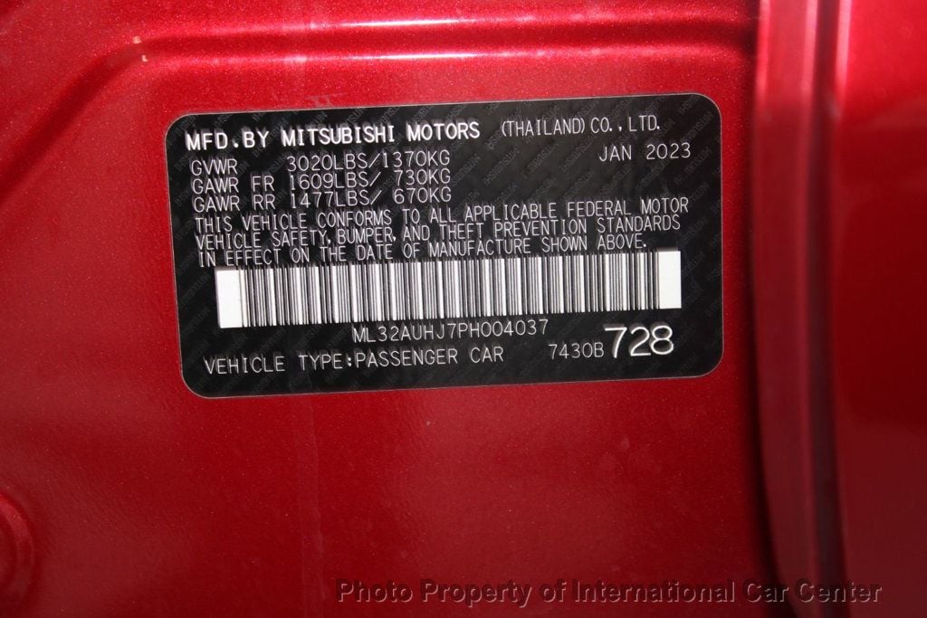 2023 Mitsubishi Mirage ES - Clean Carfax - 1 Owner!  - 22538425 - 45