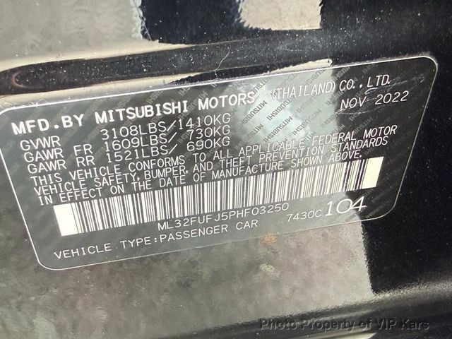 2023 Mitsubishi Mirage G4 ES CVT - 22985543 - 21