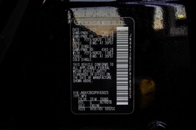 2023 Nissan Armada 4x2 SL - 22932468 - 29