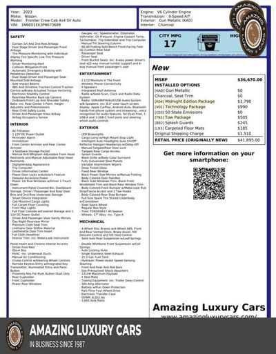 2023 Nissan Frontier
