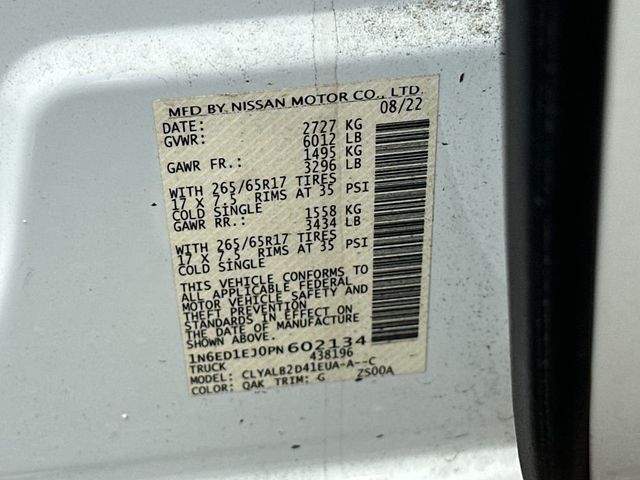 2023 Nissan Frontier SV - 22999282 - 21