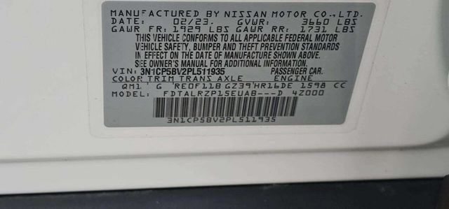 2023 Nissan Kicks S FWD - 23001196 - 9