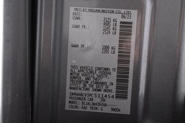 2023 Nissan Maxima SV CVT - 22924091 - 38