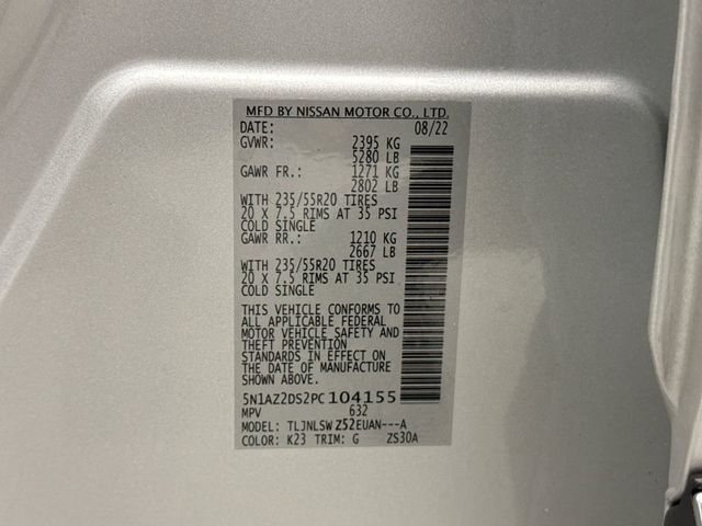 2023 Nissan Murano AWD Platinum - 22963390 - 25