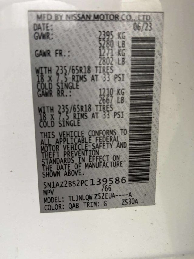 2023 Nissan Murano AWD SV - 23014704 - 36