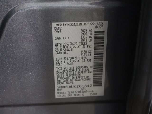 2023 Nissan Pathfinder SL 4WD - 23007602 - 61