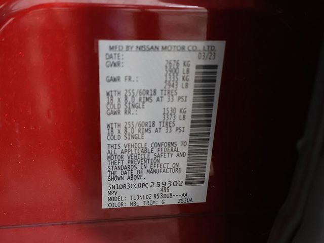 2023 Nissan Pathfinder SL 4WD - 23042640 - 57