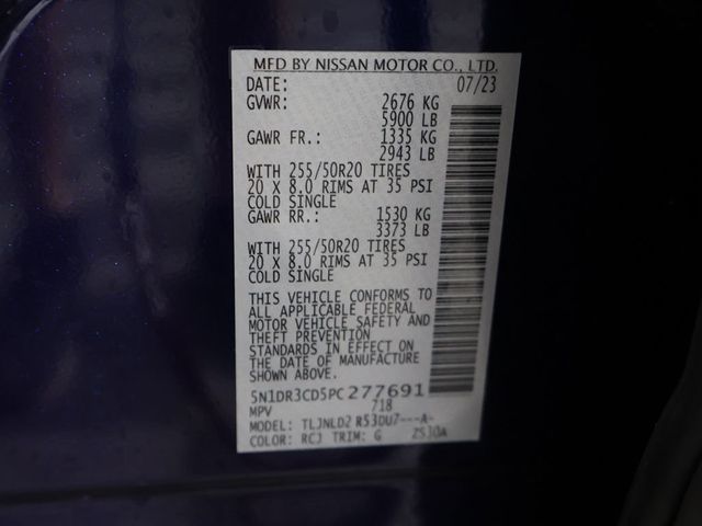 2023 Nissan Pathfinder SL 4WD - 23069506 - 60