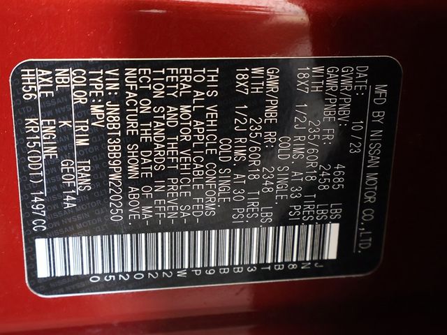 2023 Nissan Rogue AWD SV - 22952006 - 47