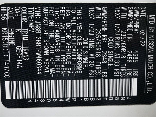 2023 Nissan Rogue AWD SV - 22945716 - 8