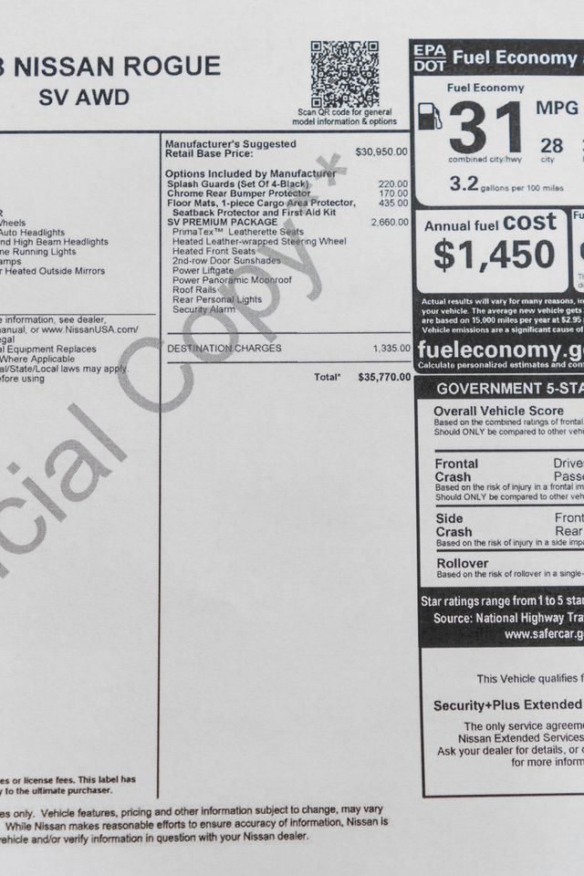 2023 Nissan Rogue AWD SV - 23097271 - 44