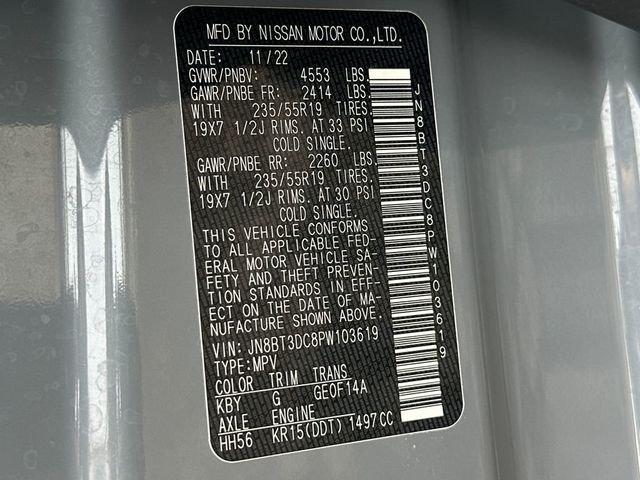 2023 Nissan Rogue Platinum - 22999841 - 22