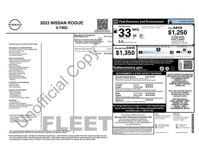 2023 Nissan Rogue S - 23008500 - 5