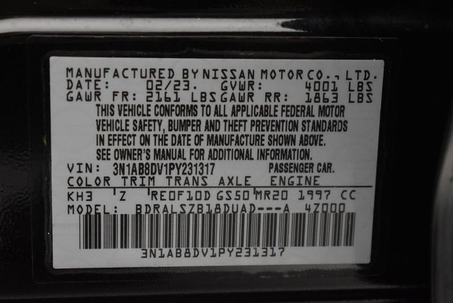 2023 Nissan Sentra SR CVT - 22948082 - 39