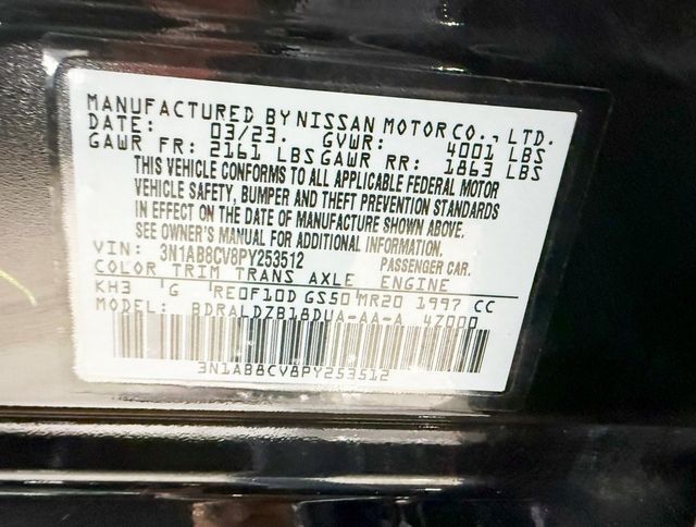 2023 Nissan Sentra SV CVT - 22912621 - 36