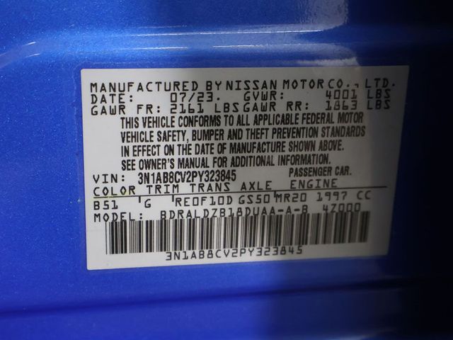 2023 Nissan Sentra SV CVT - 23063401 - 48