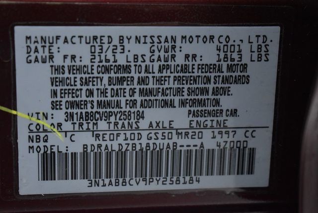 2023 Nissan Sentra SV CVT - 22954146 - 37