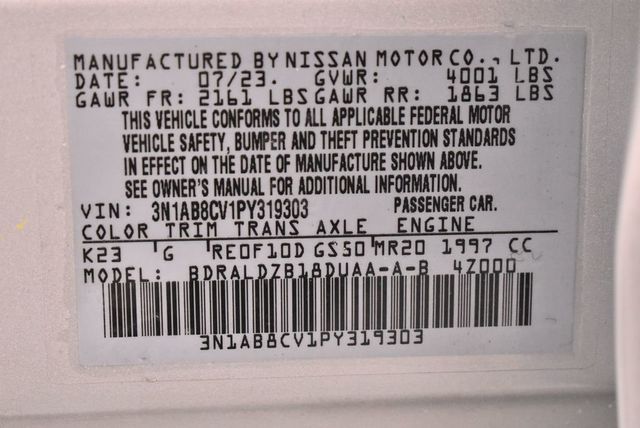 2023 Nissan Sentra SV CVT - 22954764 - 34